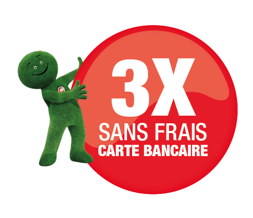 paiement en 3 ou 4x sans frais par carte bancaire